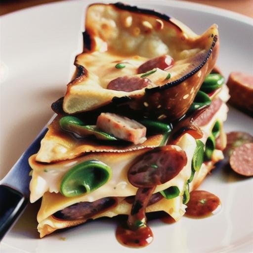 Tortilla Casserole with Smoked Sausage