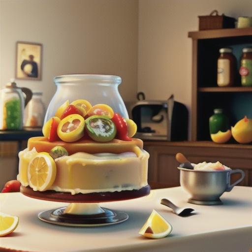 Lemon Chiffon Pudding