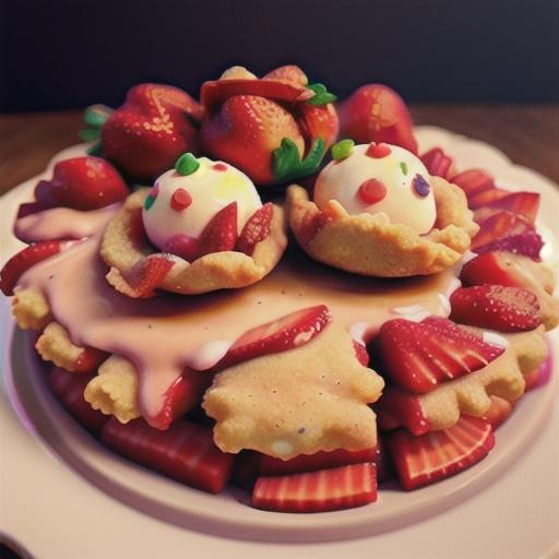 Rhubarb and Strawberry Crisp