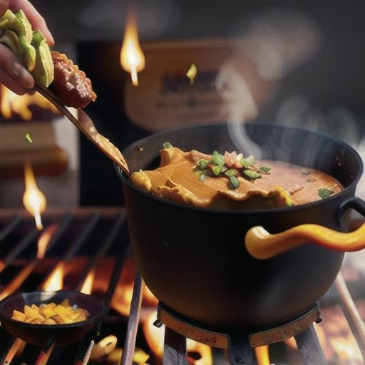 Barbecued corn with paprika and almond butter