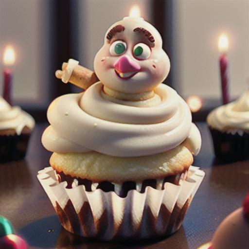 Eggnog Cupcakes with Whipped Eggnog Buttercream