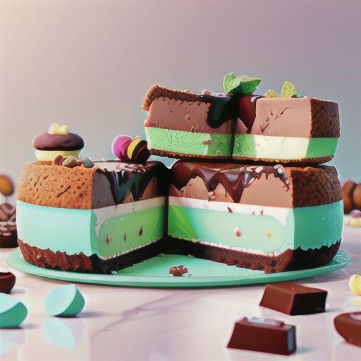 Choc-mint Flake slice recipe