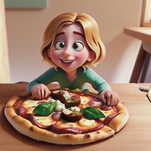 Potato and feta pizza