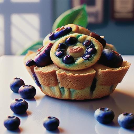 Sourdough Blueberry Muffins