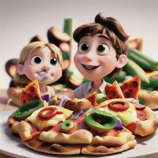 Pita pizzas