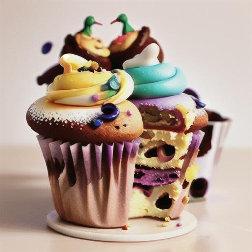 Hummingbird cupcakes