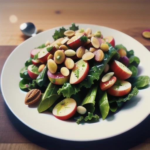 Kale Salad with Apple and Lemon