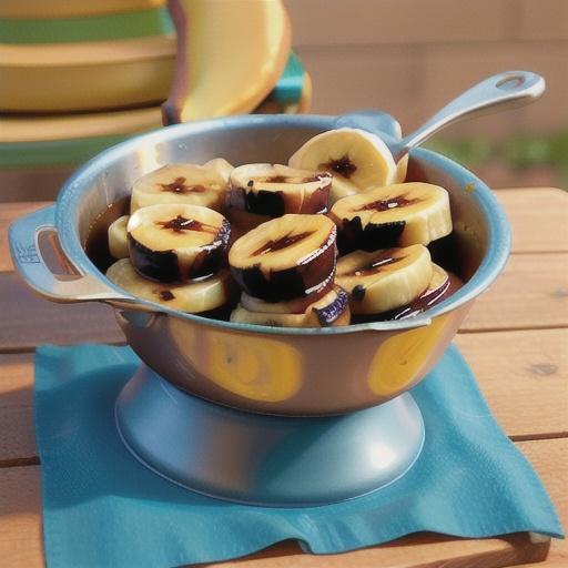 Bananas Foster on the Grill