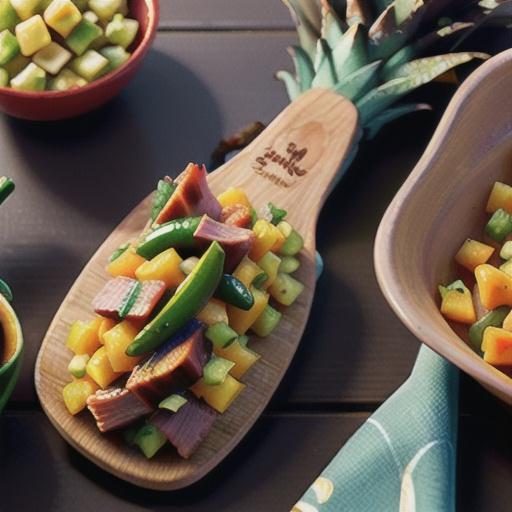 Hawaiian Ham and Pineapple Salsa