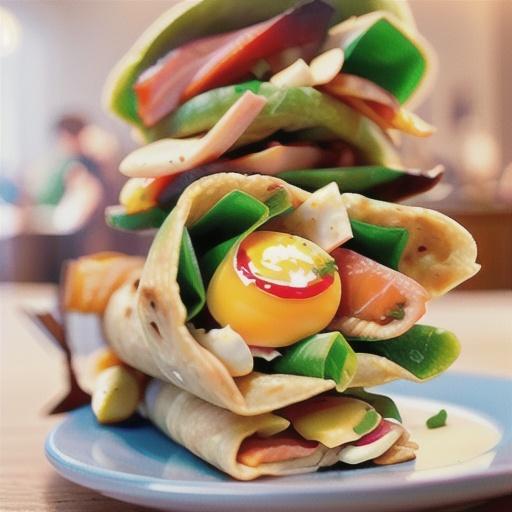 Smoked Salmon and Egg Wraps (Crowd Size)