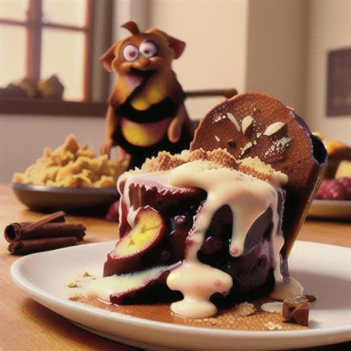 Raspberry Bread Pudding