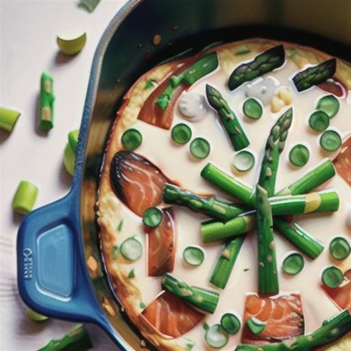 Salmon and Asparagus Frittata
