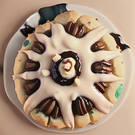 Sticky date scroll scones