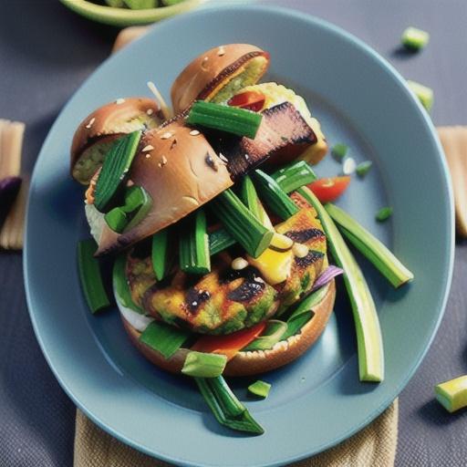 Indian-spiced tofu burgers