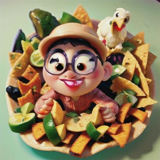 Chicken Enchilada Nachos