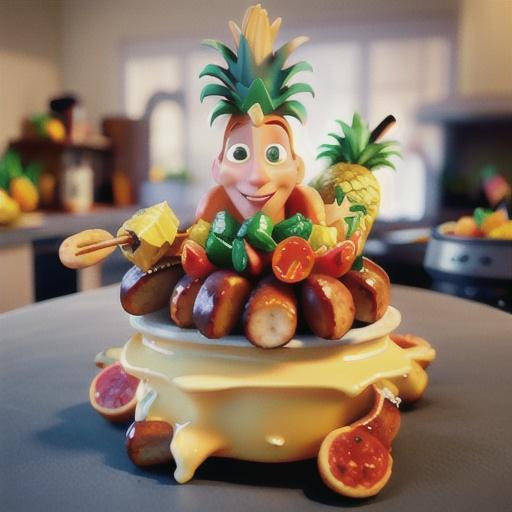 Slow-Cooker Pineapple Glazed Cocktail Sausages