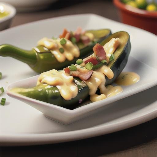 Cheese and Bacon Jalapeno Rellenos