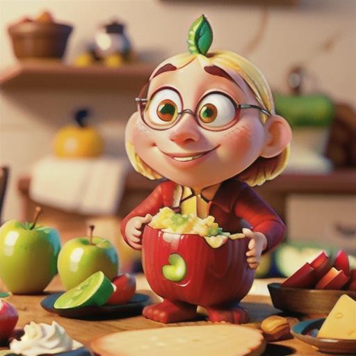 Cheddar Cheese Apples