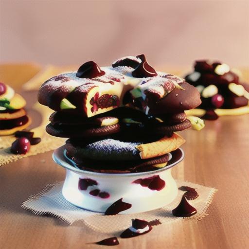 Double Chocolate Cranberry Cookies