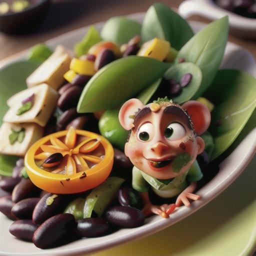 Herbed Rice and Spicy Black Bean Salad