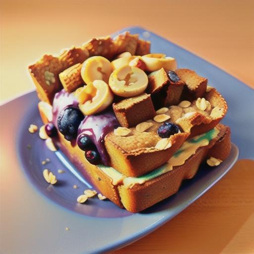 Blueberry Oatmeal Bread