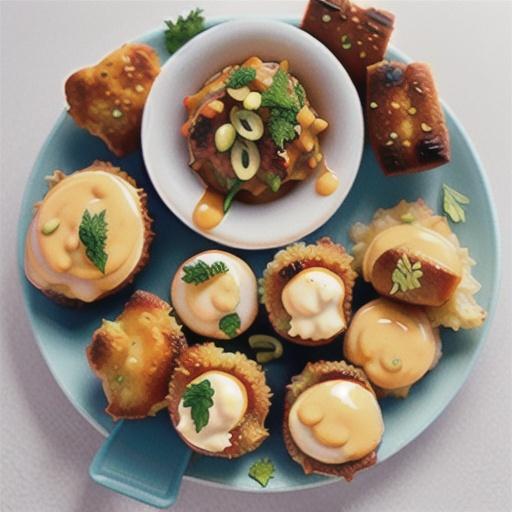 Air fryer chicken schnitzel bites with honey mustard sauce recipe