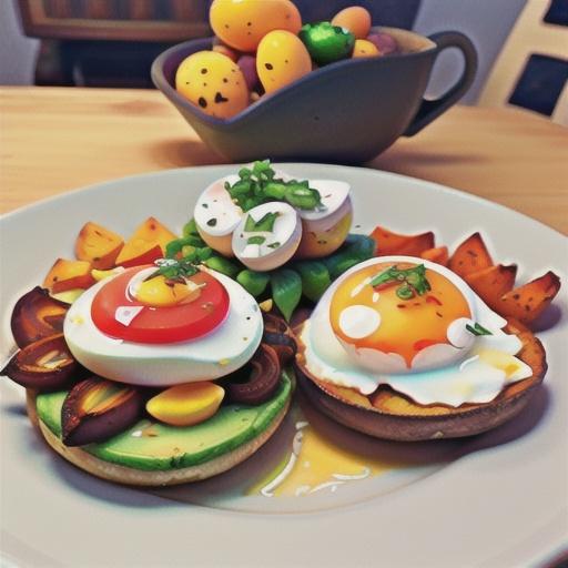 Greek Cowboy Hash and Eggs