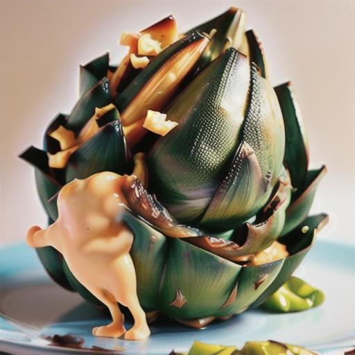 Brie-Stuffed Baked Artichokes
