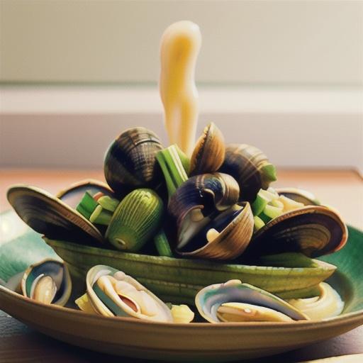 Steamed Clams in Butter and Sake