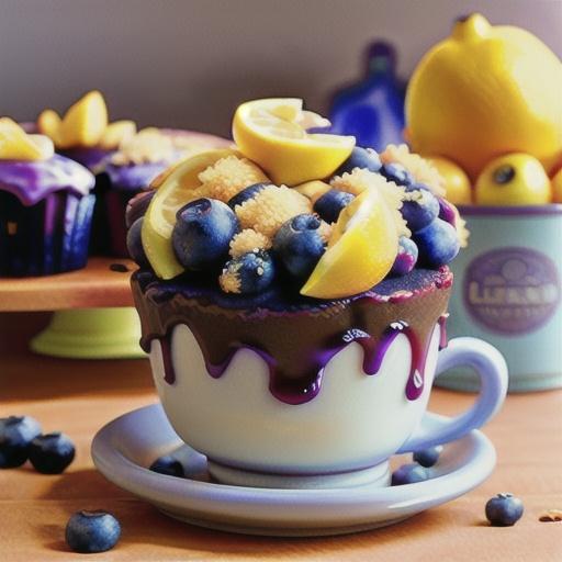 Lemon Blueberry Coffee Cake