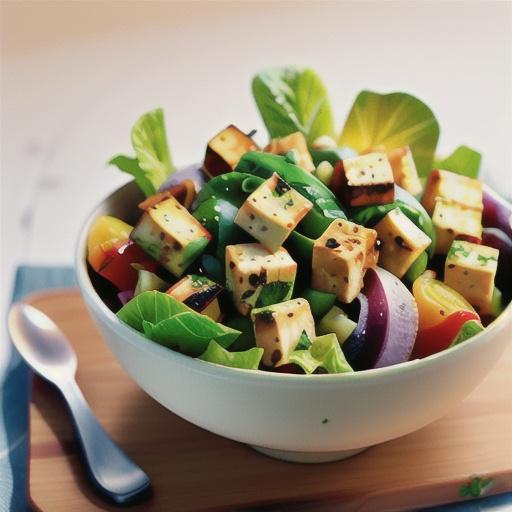Gluten-Free Tofu Caesar Salads