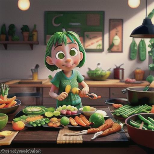 Grilled Baby Carrots and Green Beans