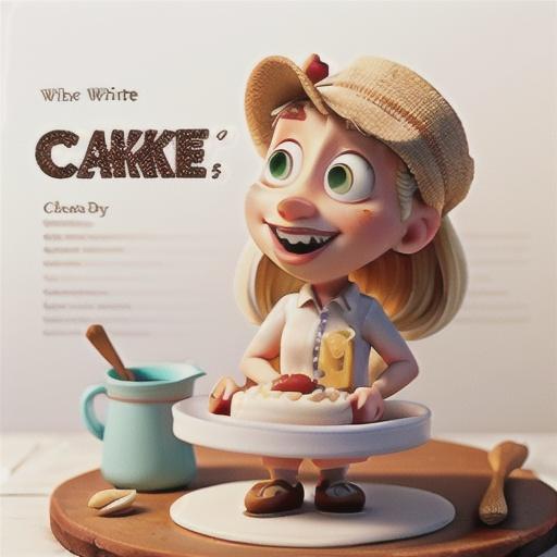 Almond & white-choc cake