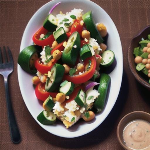 Tabbouleh with Garbanzo Beans
