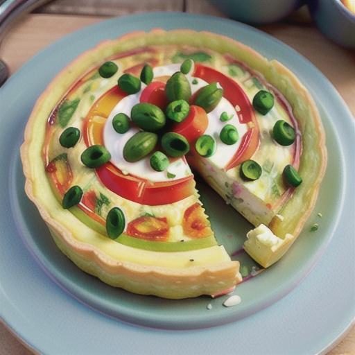 Healthy spring vegetable and goat's cheese frittata recipe