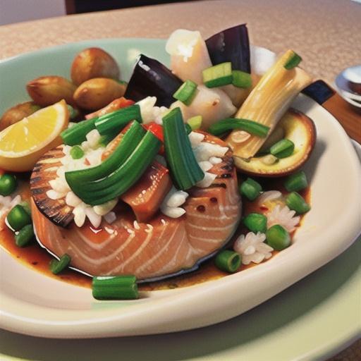 Salmon in Oyster Sauce