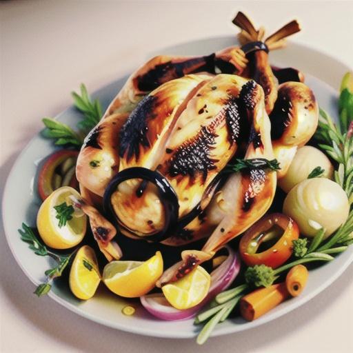 Lemon thyme roast chicken