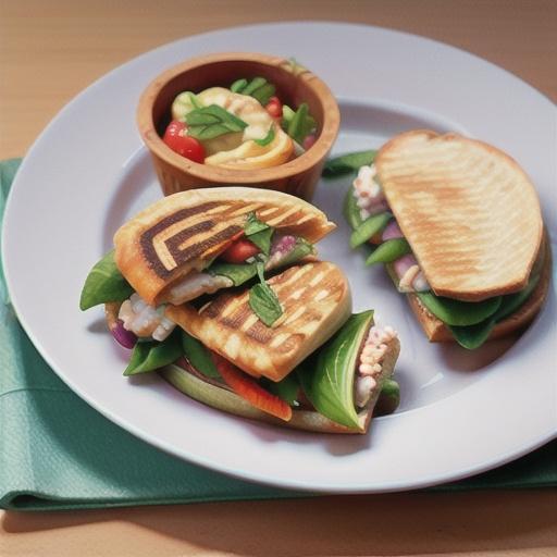 Healthy Greek Chicken Panini