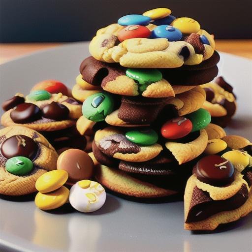 Flourless Monster Cookies