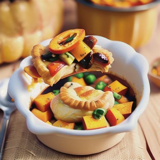 Chicken and Butternut Squash Pot Pie