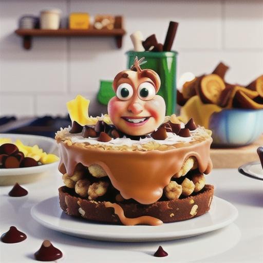 Milk chocolate chip ANZAC slice