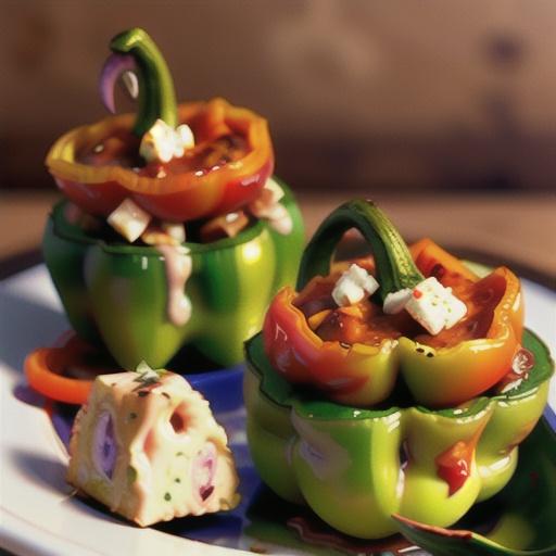 Lamb Feta Peppers