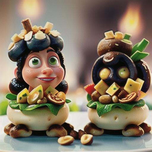 Gorgonzola- and Hazelnut-Stuffed Mushrooms