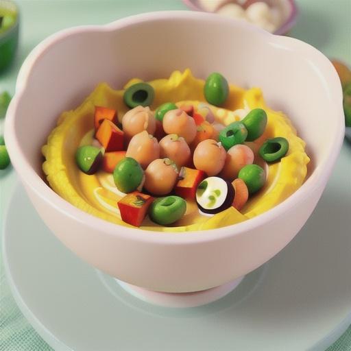 Chickpea-Sweet Potato-Cauliflower Baby Food Puree