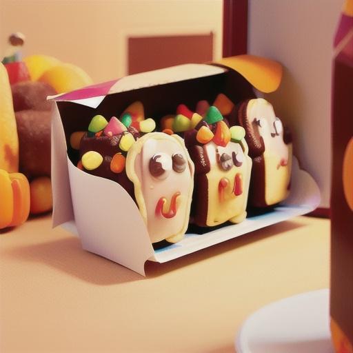 Autumn Striped Refrigerator Cookies