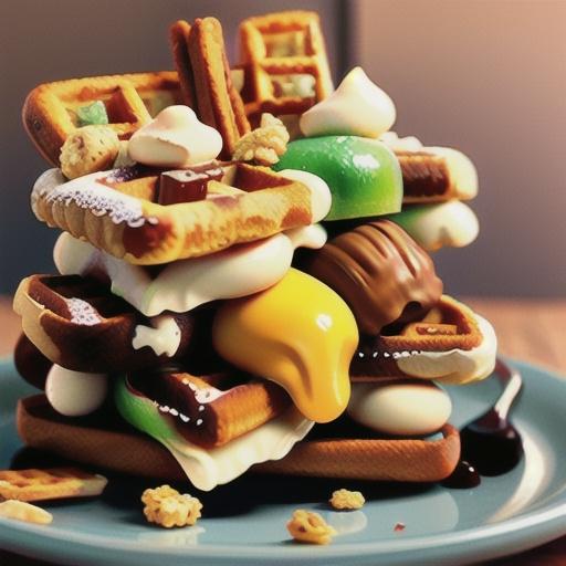 Stuffed Cinnamon French Toast Waffle Sandwiches