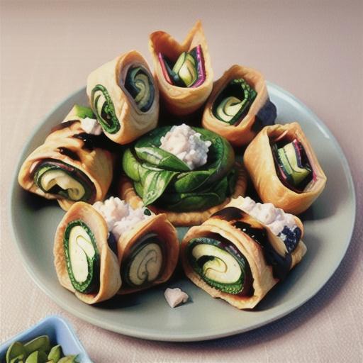 Spinach Rolls with Puff Pastry
