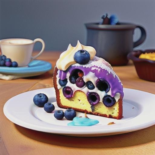 Blueberry Sour Cream Bundt Cake