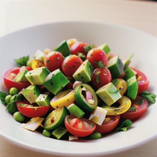 Tomato, Onion, Avocado Salad