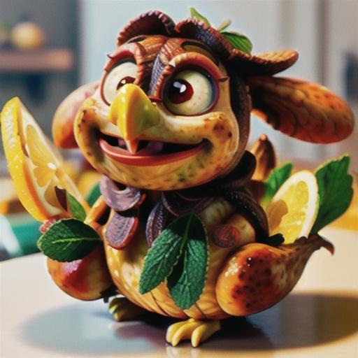 Roasted Lemon Balm Chicken